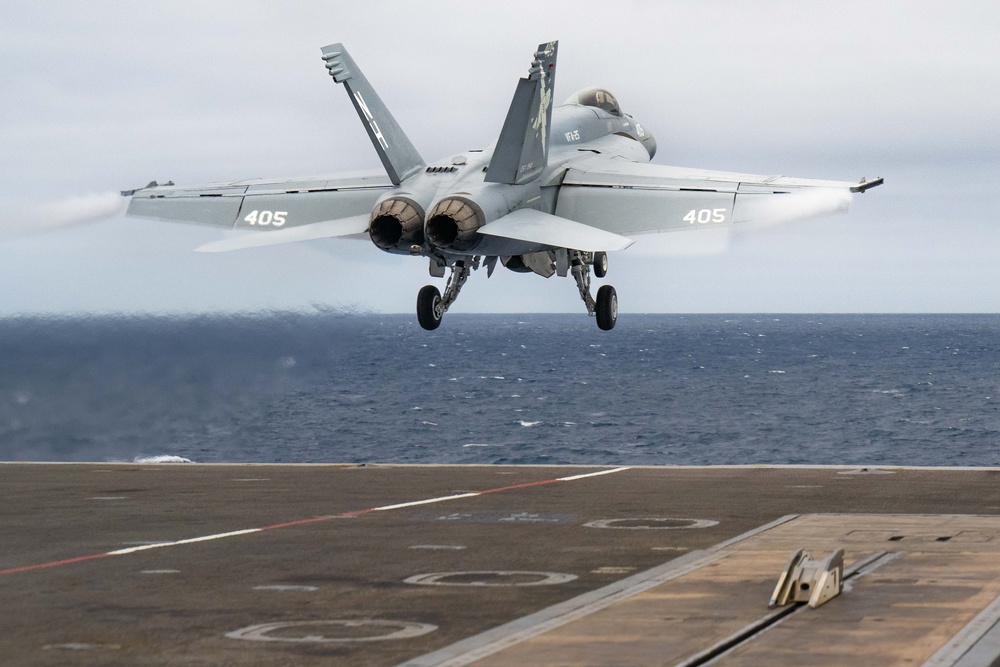 USS Theodore Roosevelt Conducts Flight Operations