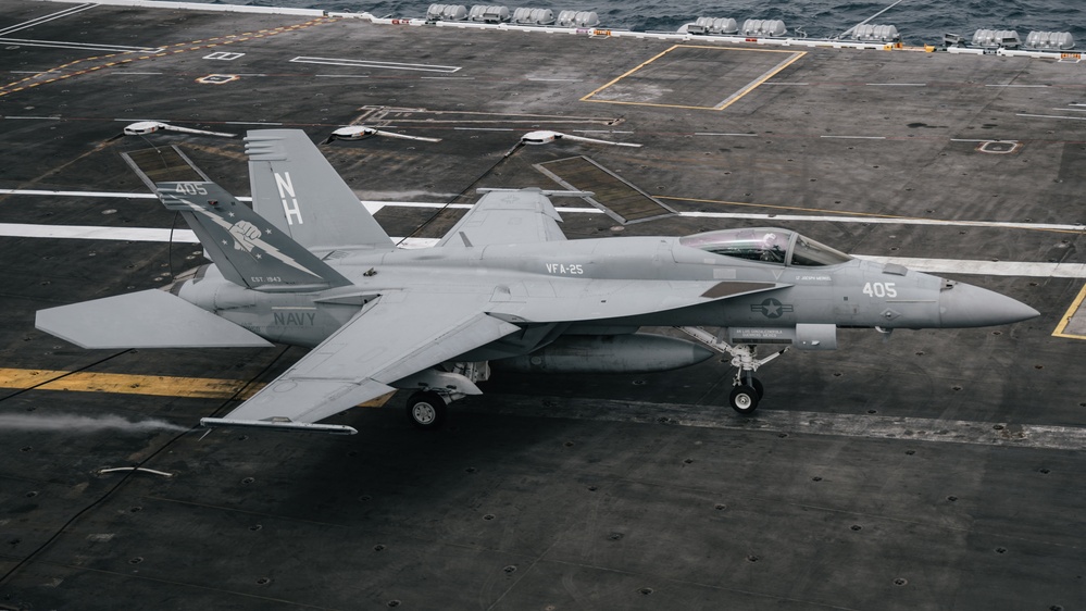 USS Theodore Roosevelt Conducts Flight Operations