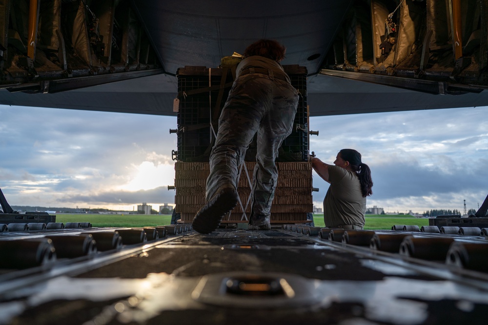 374 AEW, MAF delivers critical cargo for DLE operations