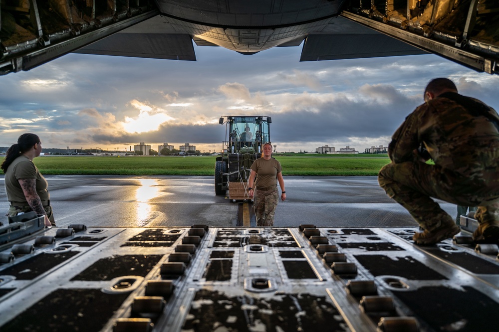 374 AEW, MAF delivers critical cargo for DLE operations