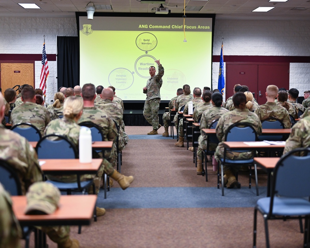 Command Chief Master Sgt. of the Air National Guard  Speaks at the 2025 Enlisted Leadership Workshop