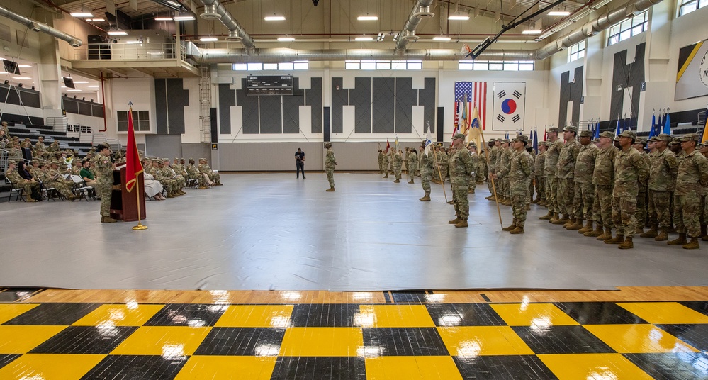 Command Sgt. Maj. Tougbay B. Zarzar officially assumed responsibility for the 498th Combat Sustainment Support Battalion (CSSB), succeeding Command Sgt. Maj. Veronica S. Carter at the Camp Carroll Fitness Center on Jul. 23.