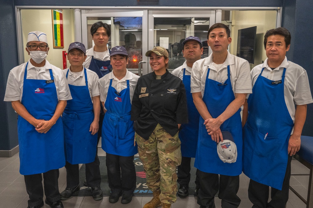 Midnight at Marshall Dining Facility