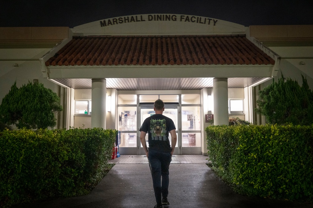 Midnight at Marshall Dining Facility