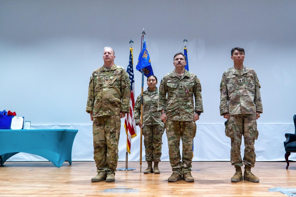82nd EASOS change of command ceremony