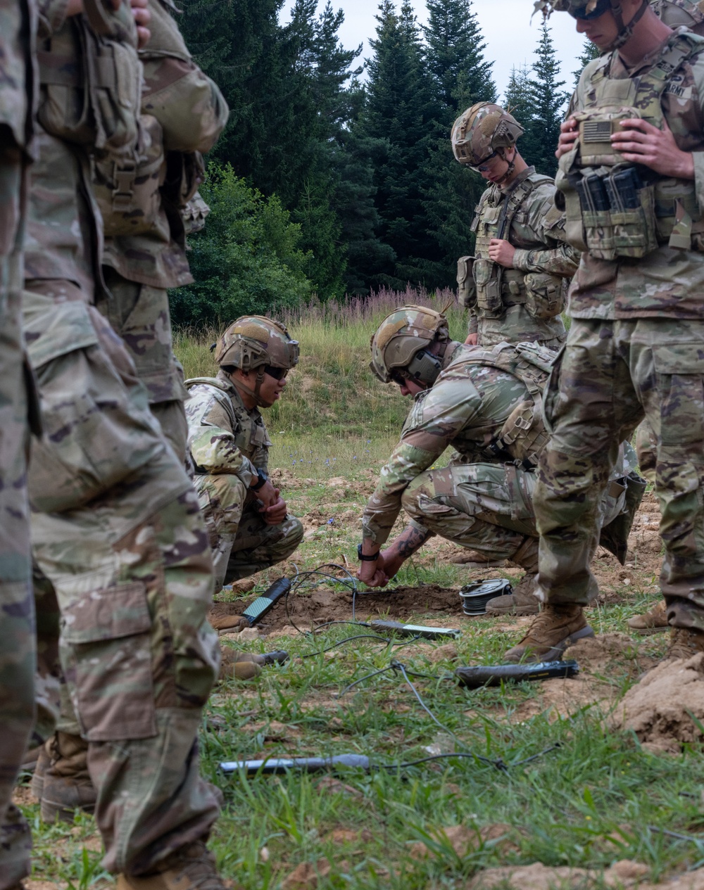 173rd Airborne Brigade Soldiers conduct demolition range to prepare for Expert Soldier Badge