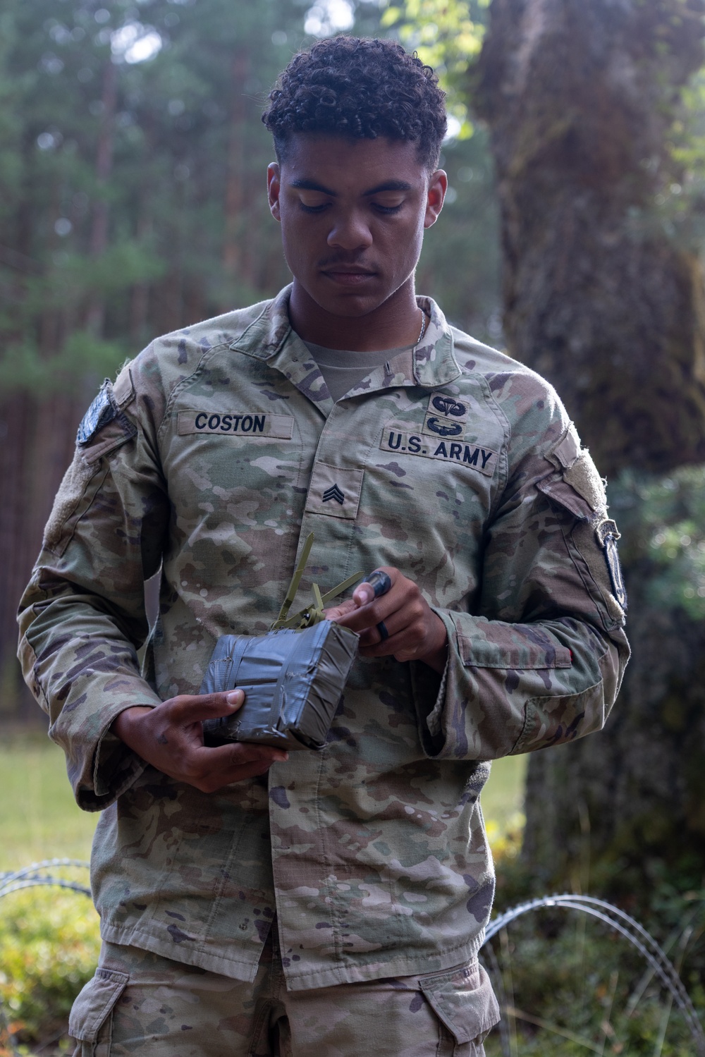 173rd Airborne Brigade Soldiers conduct demolition range to prepare for Expert Soldier Badge