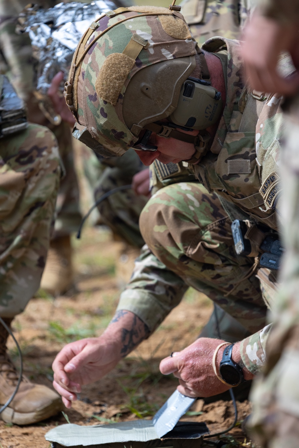 173rd Airborne Brigade Soldiers conduct demolition range to prepare for Expert Soldier Badge