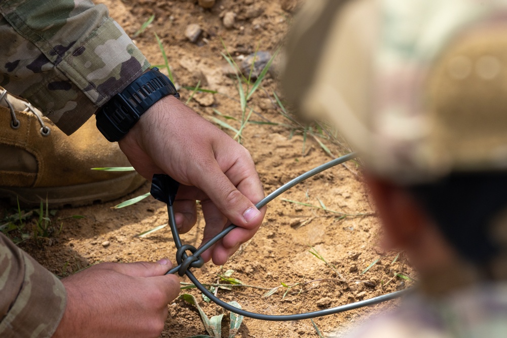 173rd Airborne Brigade Soldiers conduct demolition range to prepare for Expert Soldier Badge