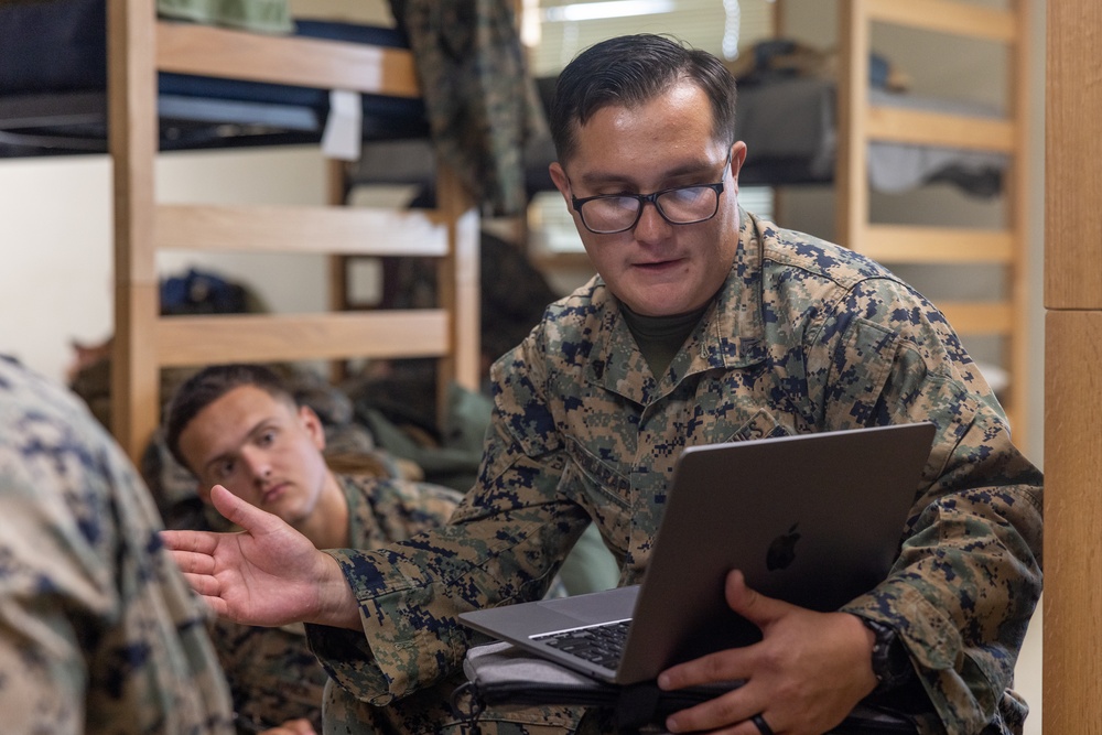 3d LAR Conducts Basic Gunnery Class and sUAS Simulation Training During KMEP 25.2