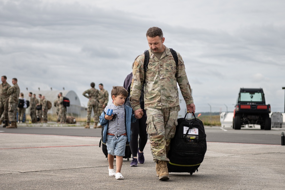 Deployed Sabers return to Spangdahlem AB