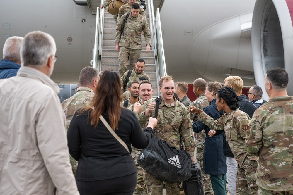 Deployed Sabers return to Spangdahlem AB