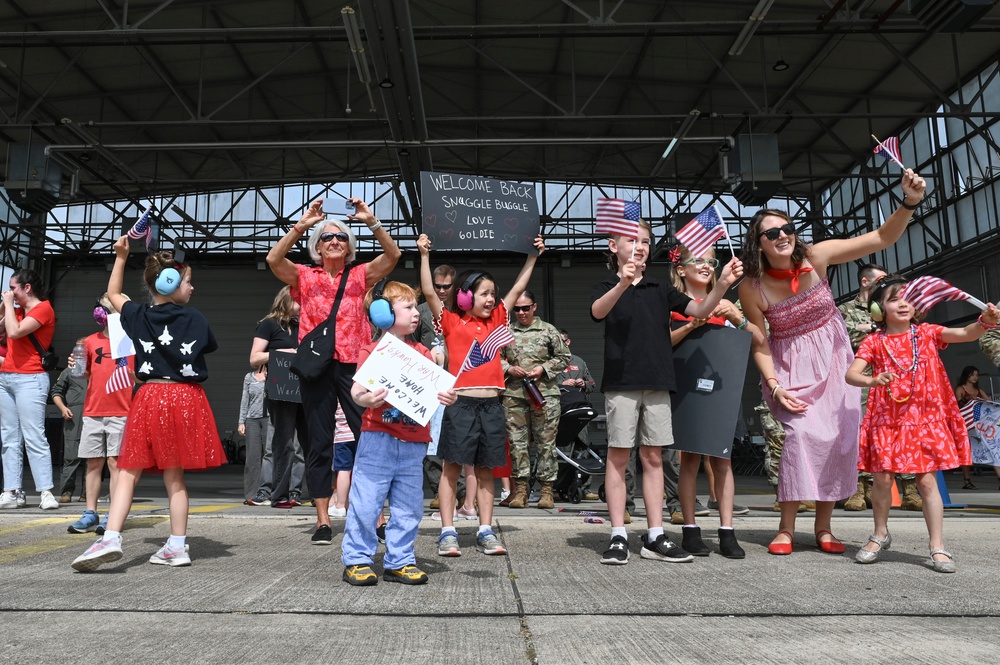 Homecoming: Deployed Sabers return to Spangdahlem AB