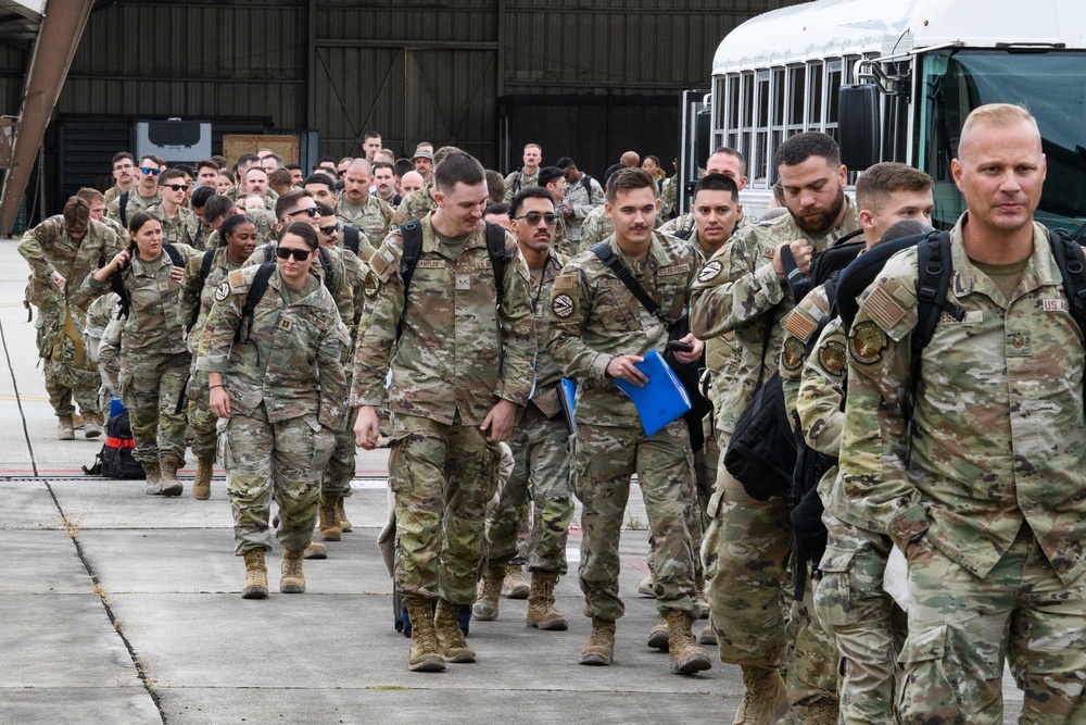 Homecoming: Deployed Sabers return to Spangdahlem AB