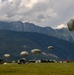 Paratroopers from the 173rd Airborne Brigade conduct an airborne operation in Aviano