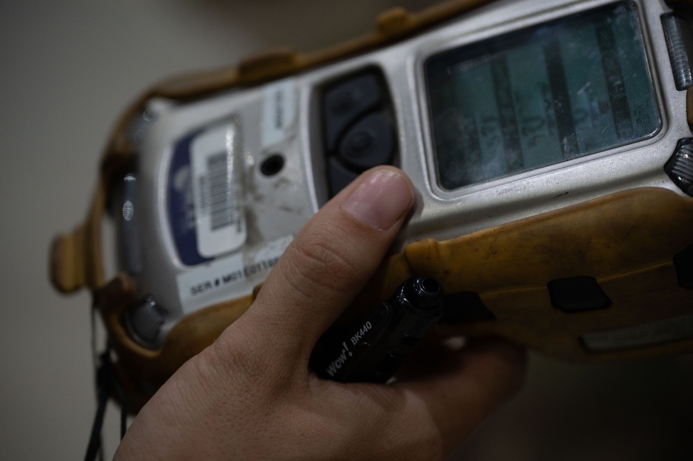 Airmen Train for Emergencies in Simulated Confined-Space Scenario
