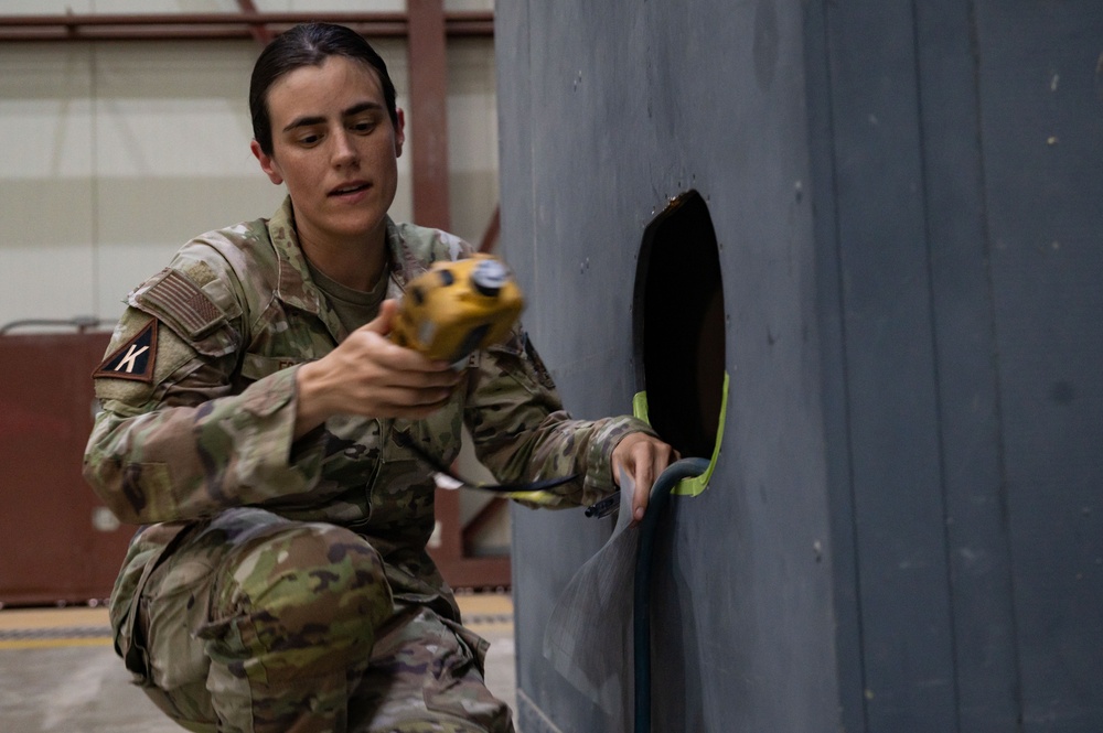 Airmen Train for Emergencies in Simulated Confined-Space Scenario