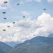 Paratroopers with the 173rd Airborne Brigade conduct an airborne operation in Aviano