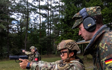 278th ACR Soldiers Train with German Forces to Earn Schützenschnur Marksmanship Badge