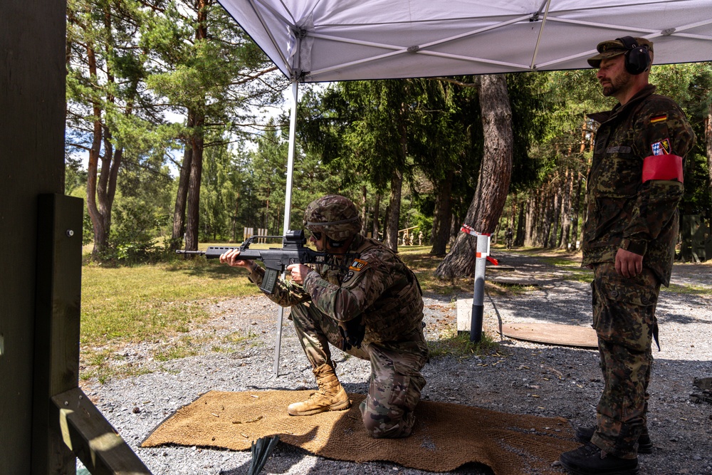 278th ACR Soldiers Train with German Forces to Earn Schützenschnur Marksmanship Badge