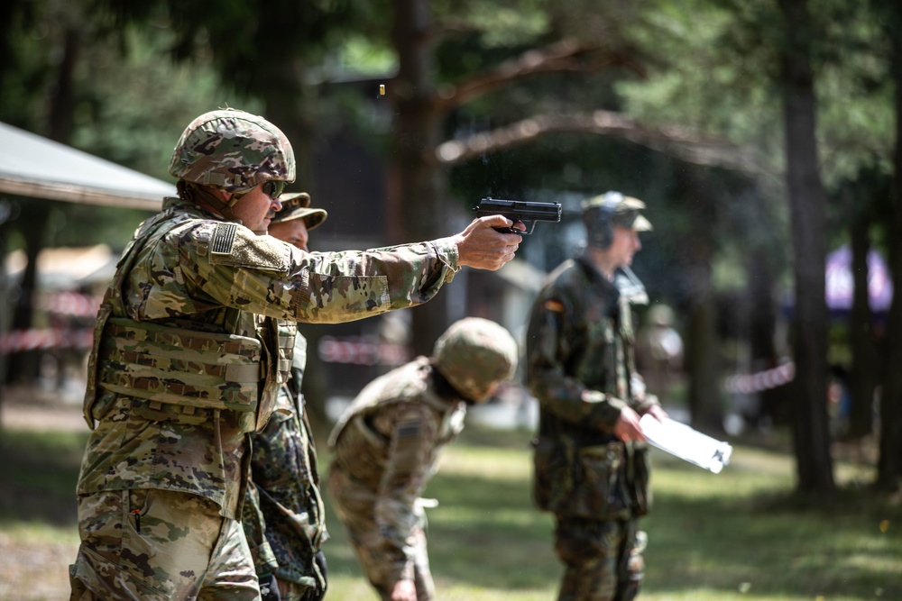 278th ACR Soldiers Train with German Forces to Earn Schützenschnur Marksmanship Badge