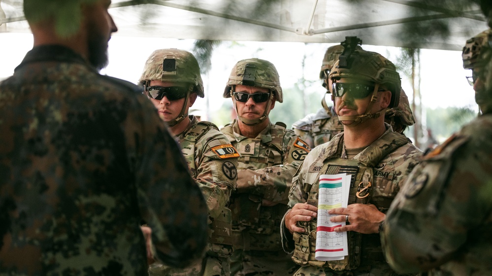 278th ACR Soldiers Train with German Forces to Earn Schützenschnur Marksmanship Badge