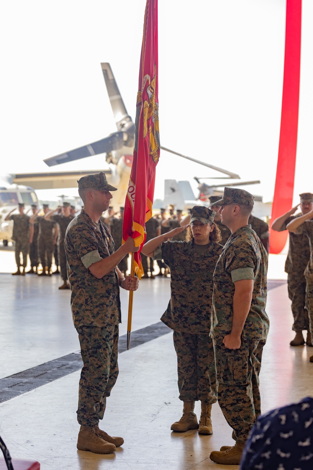 MAG-49 Detachment D Change of Command Ceremony