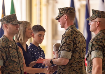 MAG-49 Detachment D Change of Command Ceremony