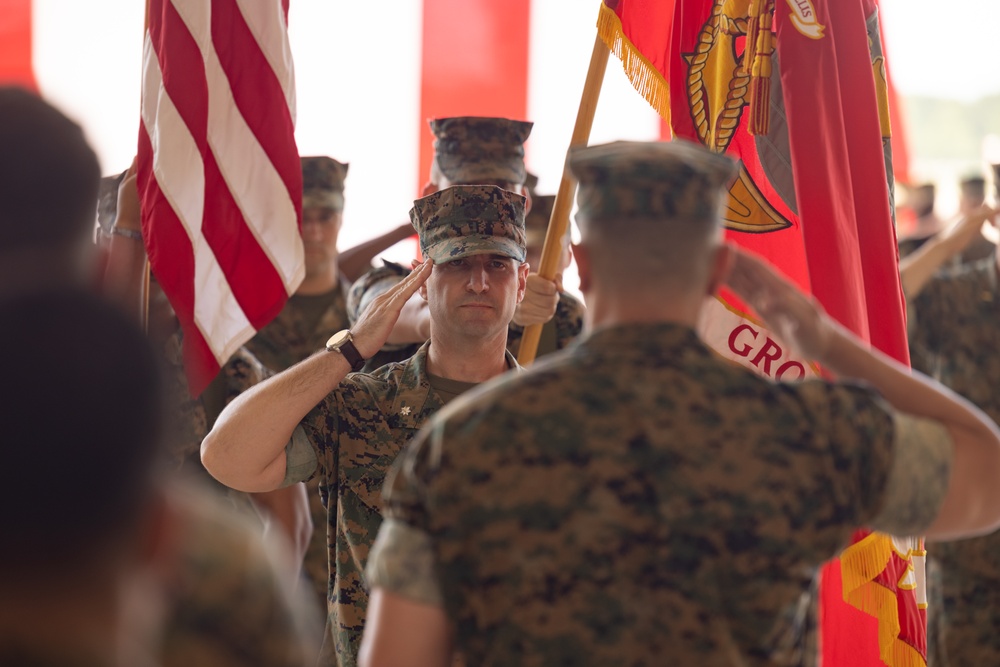 MAG-49 Detachment D Change of Command Ceremony
