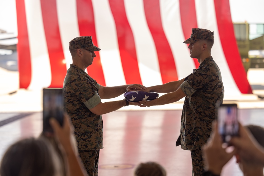 MAG-49 Detachment D Change of Command Ceremony