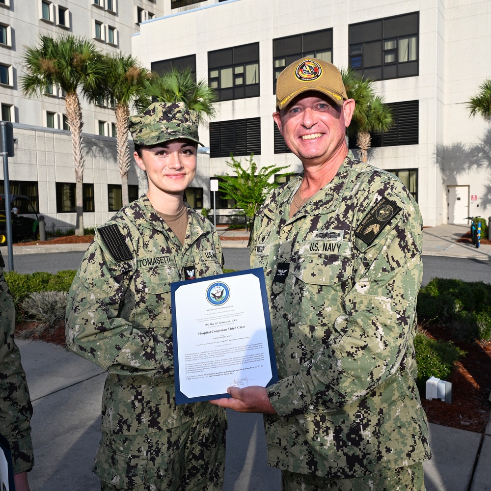Awards Ceremony at Naval Hospital Jacksonville – July 25, 2025