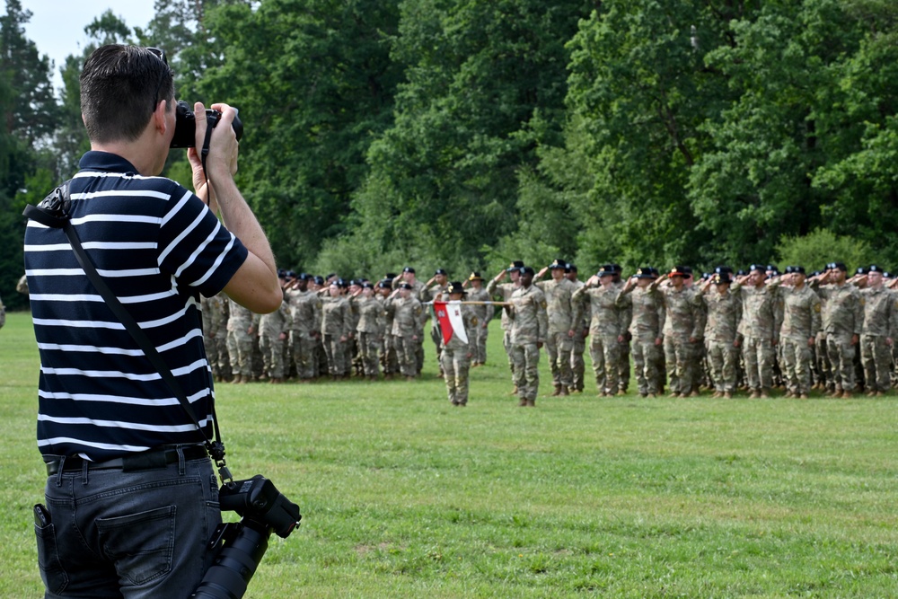 TSAE VI documents a Change of Command