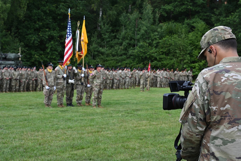 TSAE VI documents a Change of Command
