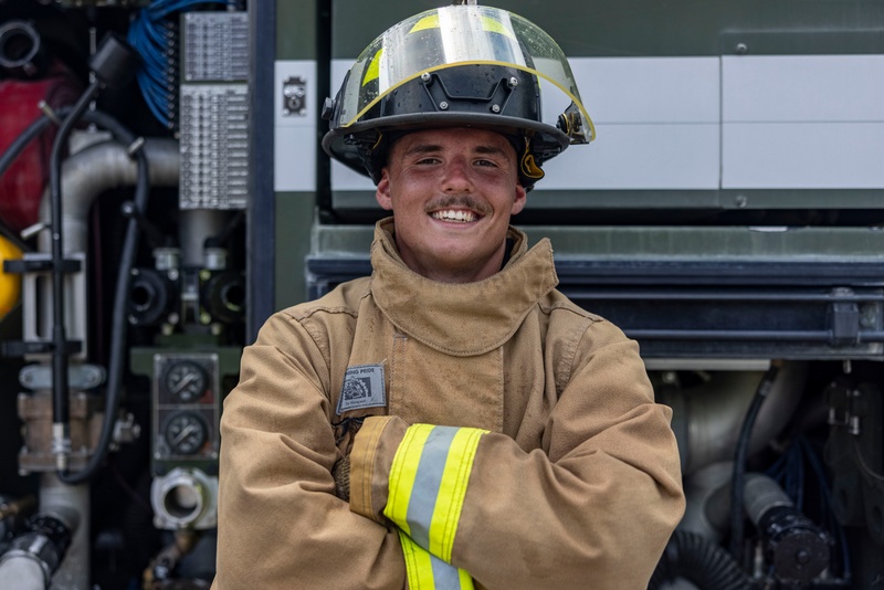 Faces on Station -- Expeditionary Firefighting and Rescue specialist