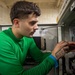 USS Gerald R. Ford (CVN 78) Sailor Conducts Maintenance