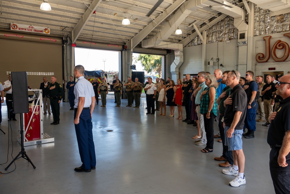 Coast Guard Sector Jacksonville honors local first responders with public service commendation