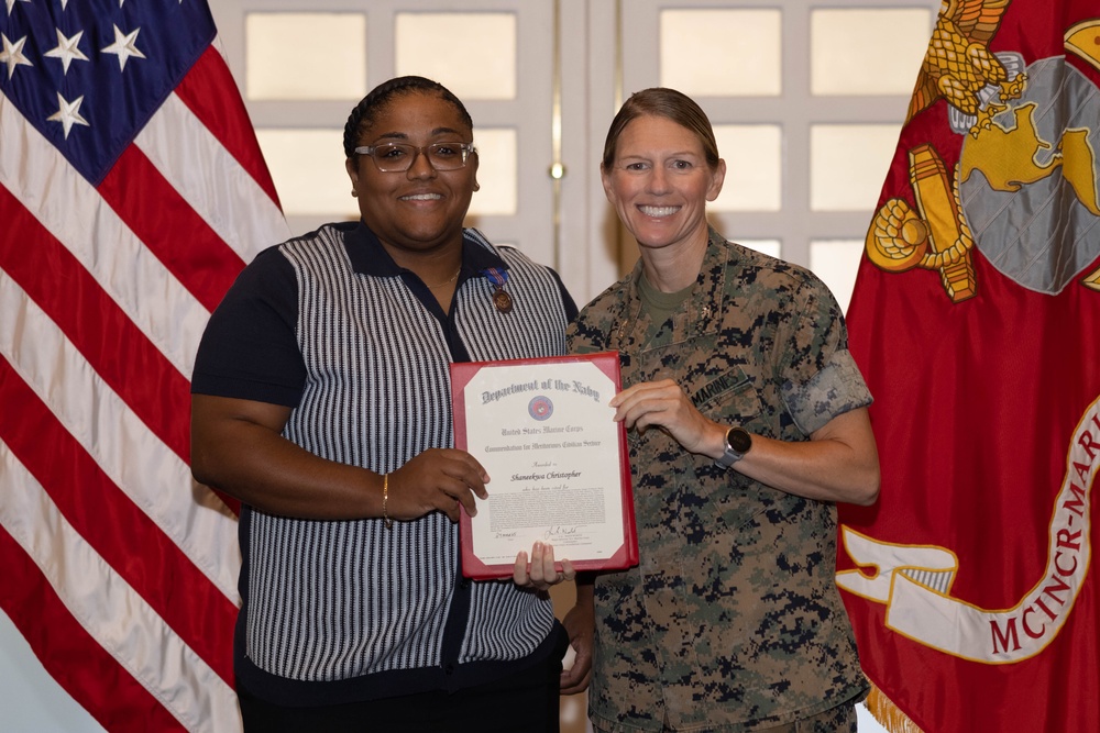 Quantico Civilian Quarterly Awards, 2nd Quarter 2025