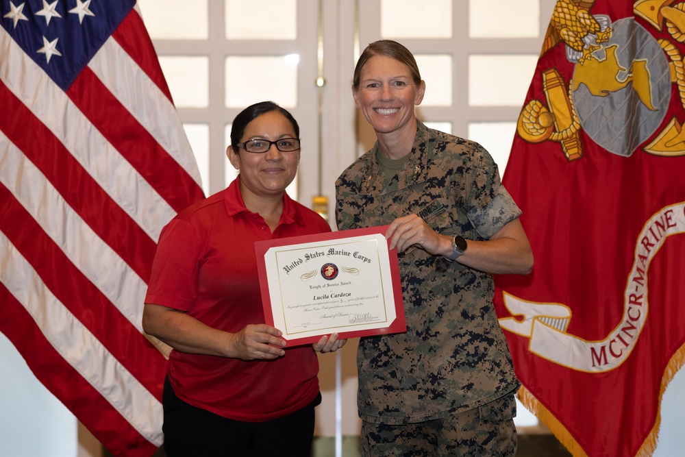 Quantico Civilian Quarterly Awards, 2nd Quarter 2025