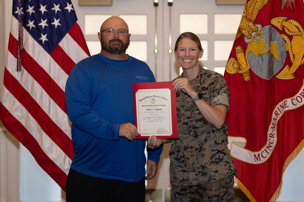 Quantico Civilian Quarterly Awards, 2nd Quarter 2025