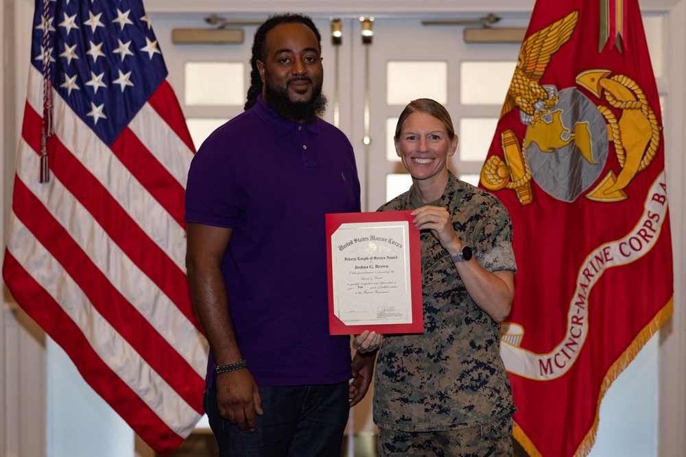 Quantico Civilian Quarterly Awards, 2nd Quarter 2025