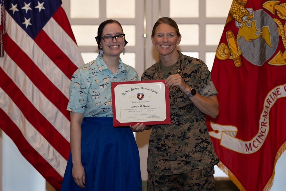 Quantico Civilian Quarterly Awards, 2nd Quarter 2025