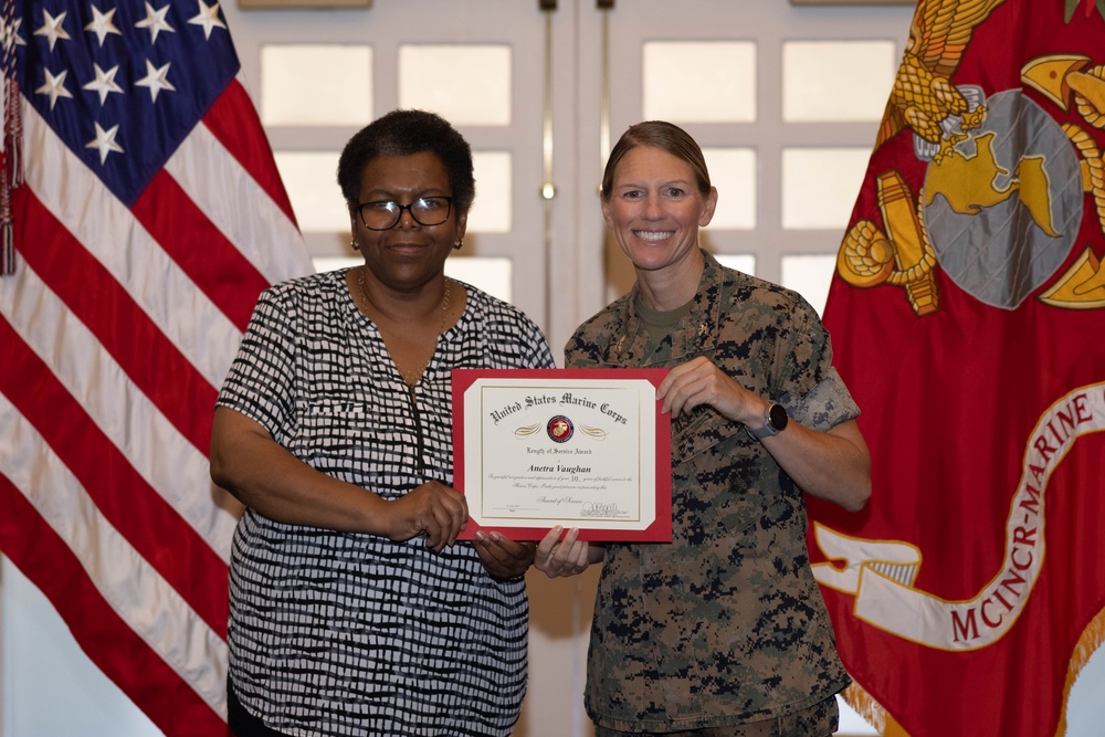 Quantico Civilian Quarterly Awards, 2nd Quarter 2025