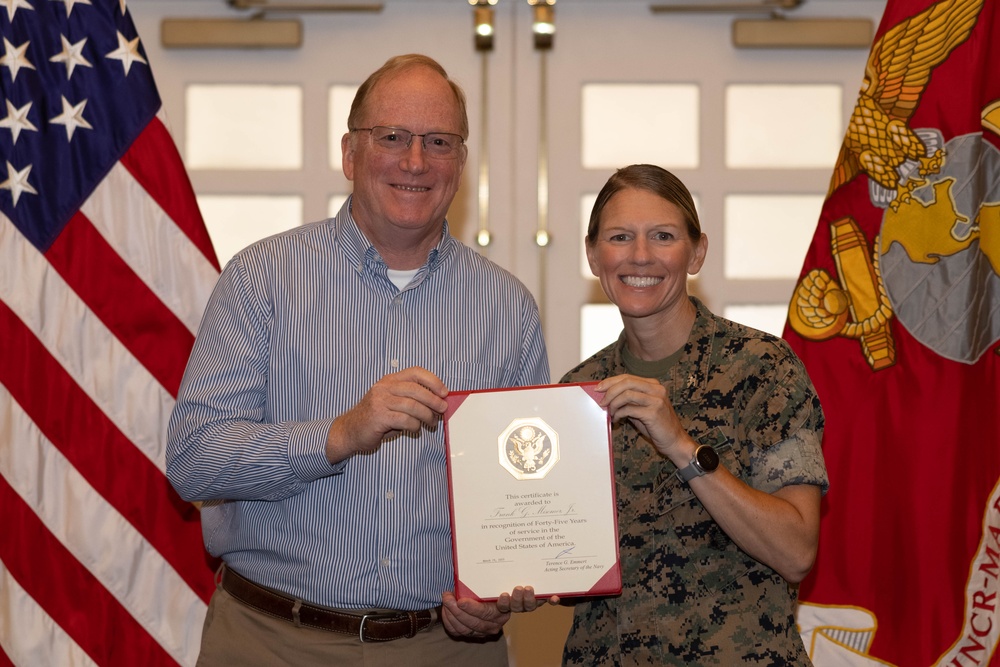 Quantico Civilian Quarterly Awards, 2nd Quarter 2025