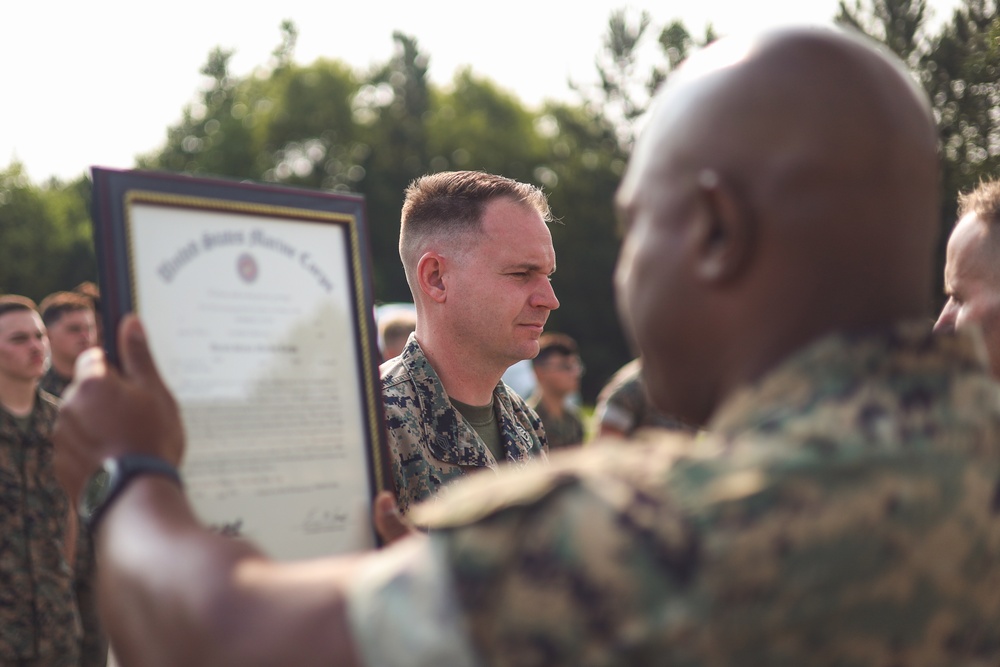 Promotion to Gunnery Sergeant