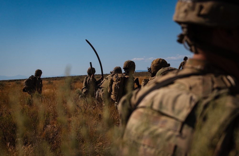 Washington National Guard Chinook helicopters bring out the big guns during Raven Focus 2025