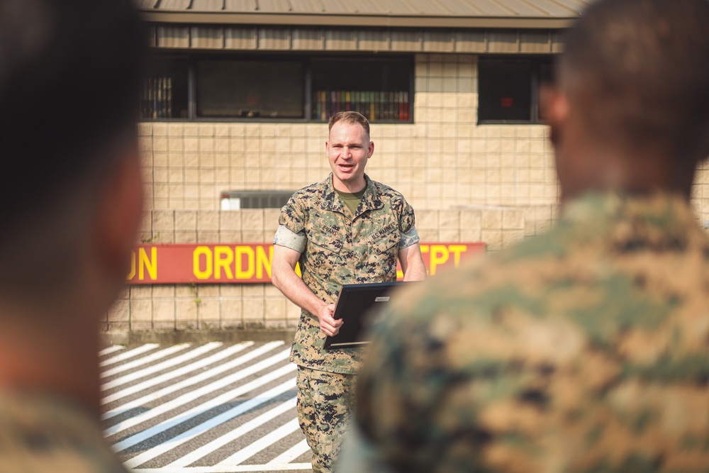 Promotion to Gunnery Sergeant