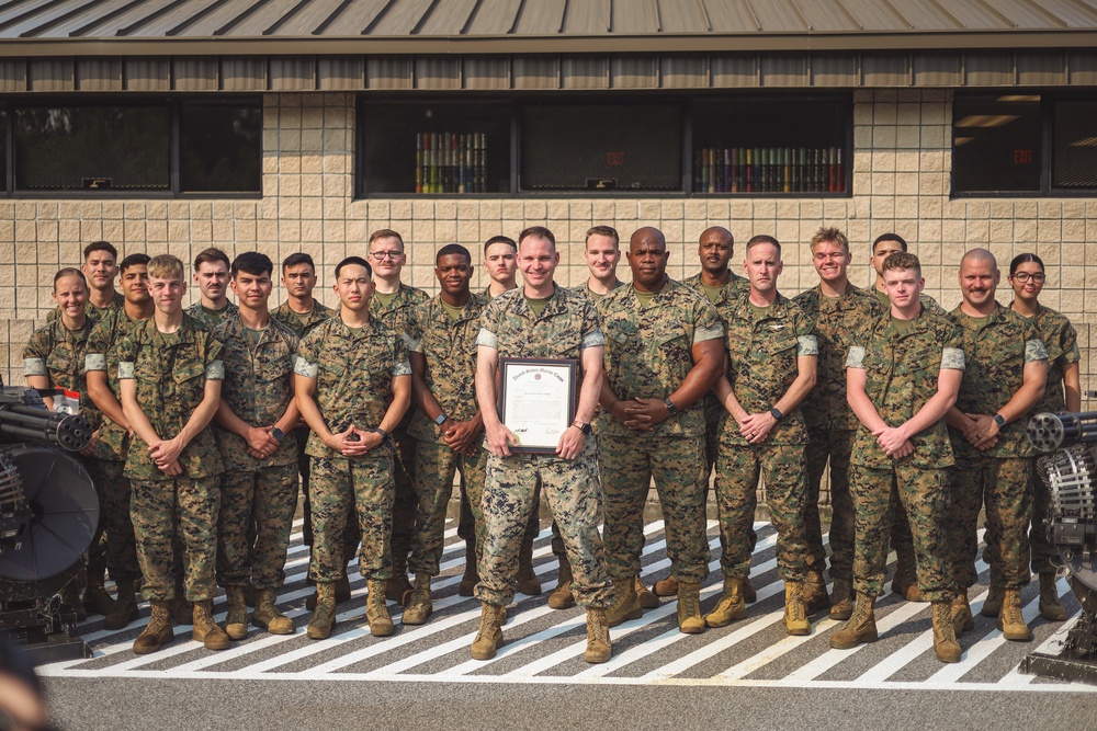 Promotion to Gunnery Sergeant