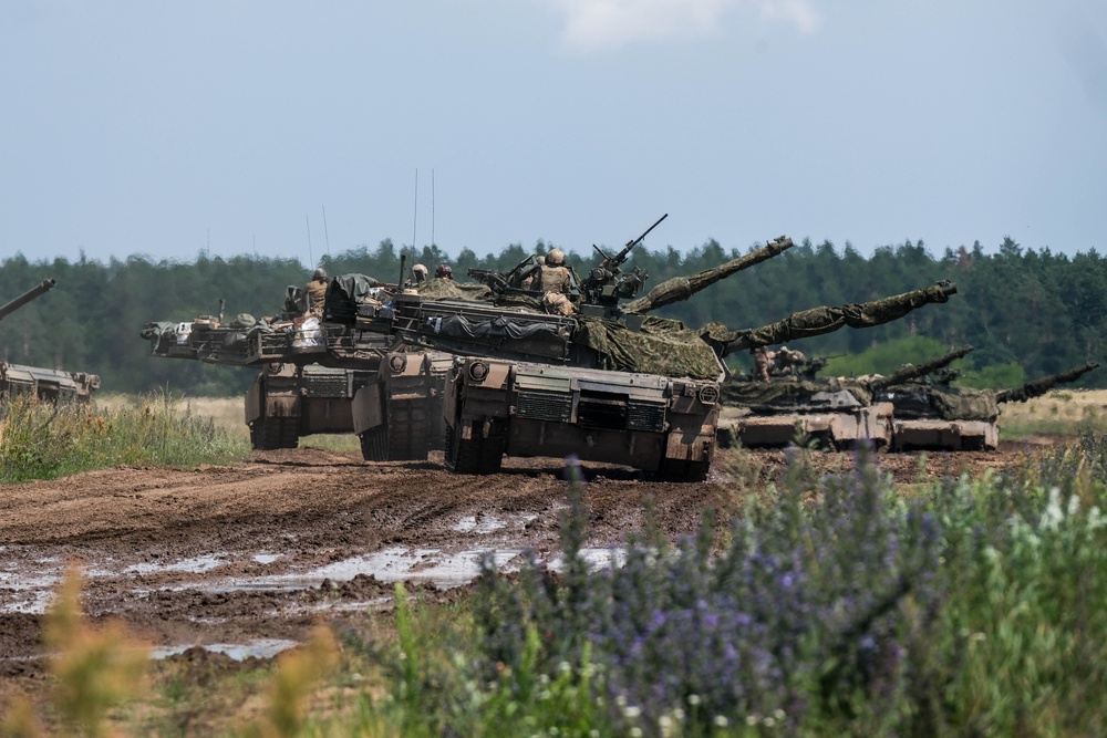U.S. Army conducts multinational live-fire exercise in Eastern Poland
