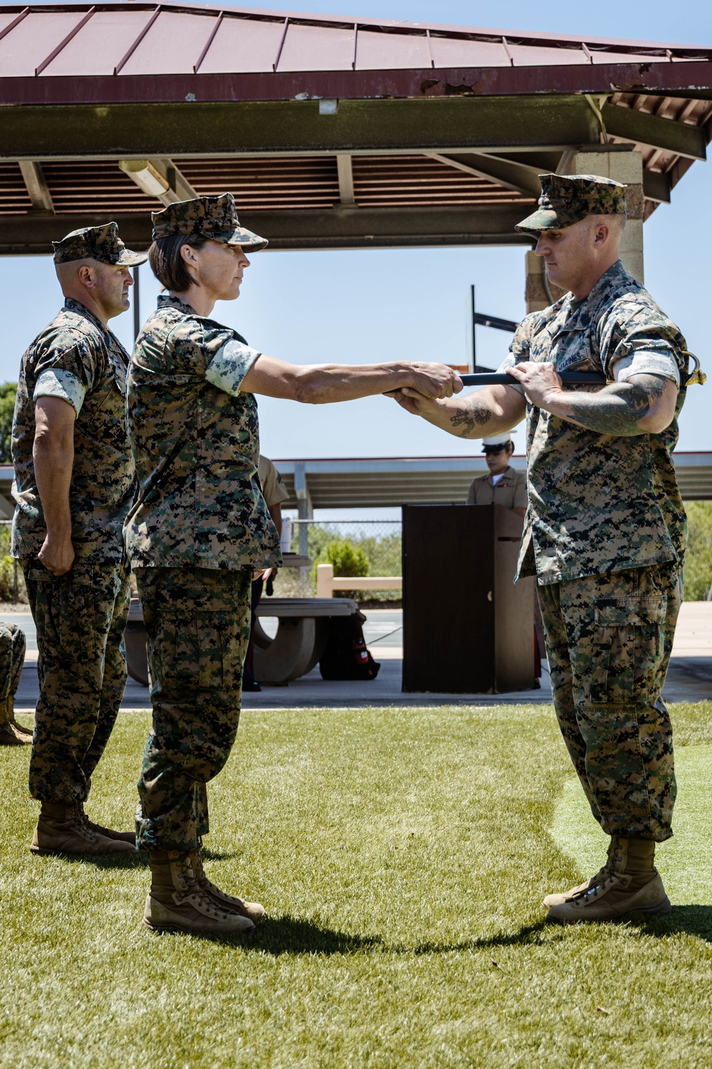 I MSB sends off Sgt Maj Goff, welcomes Sgt Maj Martin