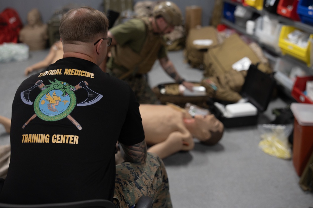 2nd MLG First Ever Marine Corps Command to Host Tier IV TCCC Course